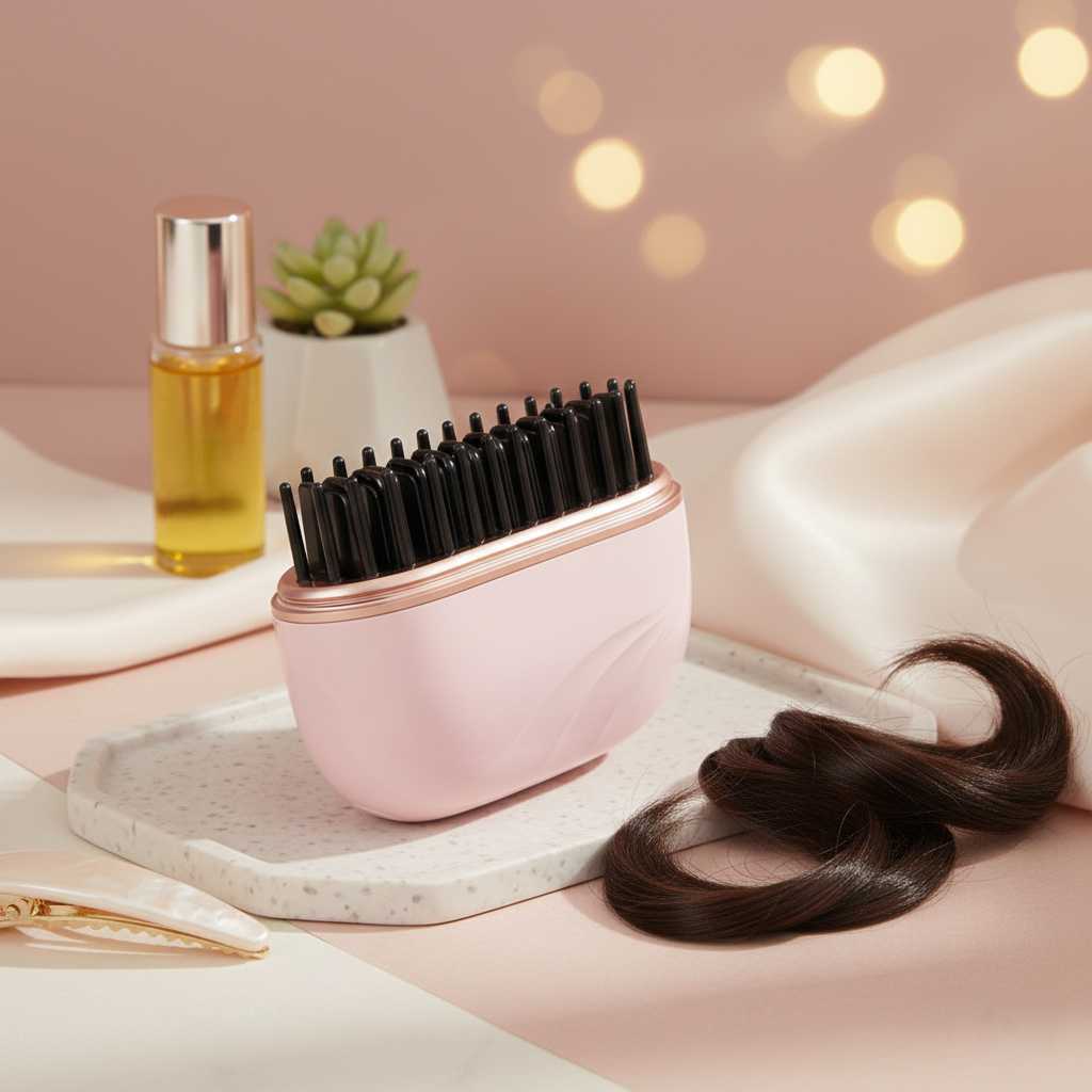 Wireless Titanium Hair Straightener