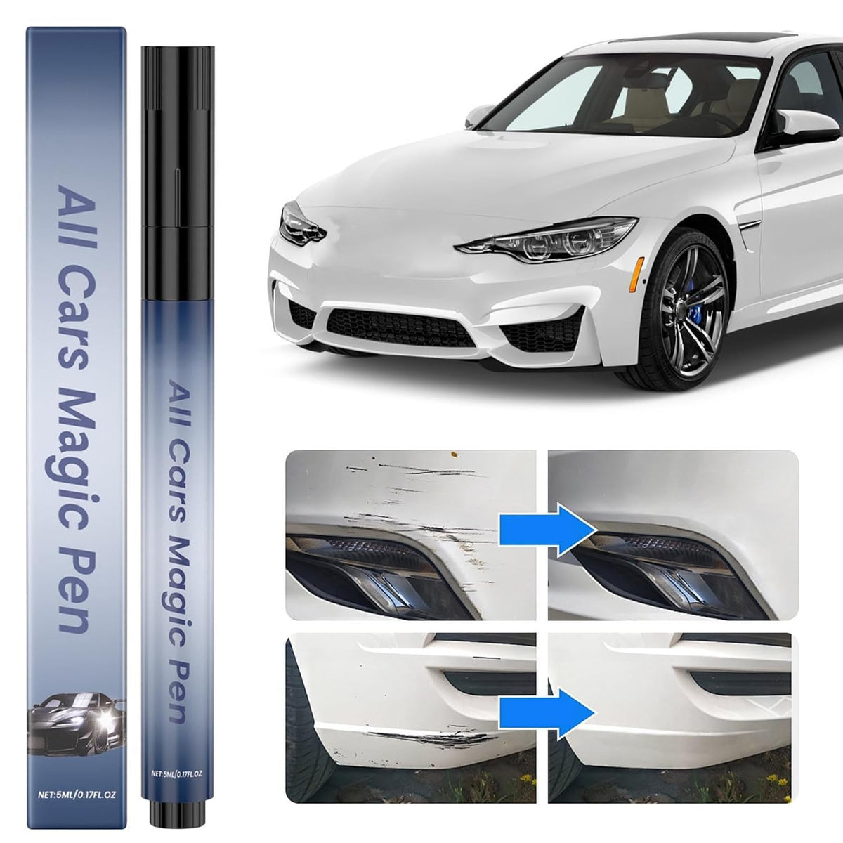 Car Scratch Remover Pen for Quick Touch-Up