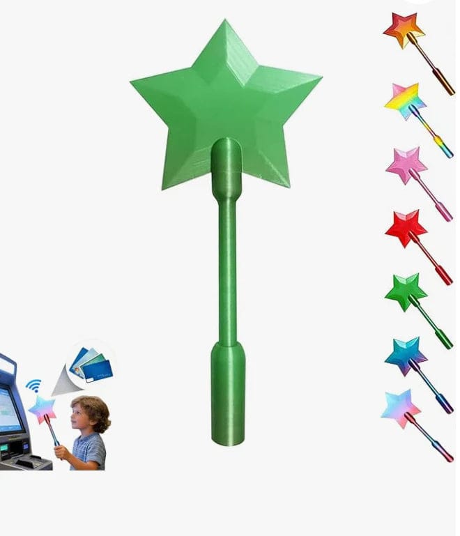 Enchanted Star Contactless Card Wand