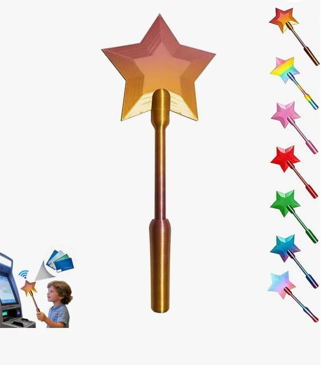 Enchanted Star Contactless Card Wand